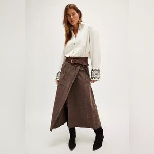 Free People We The Free Daria Maxi Skirt Size 6